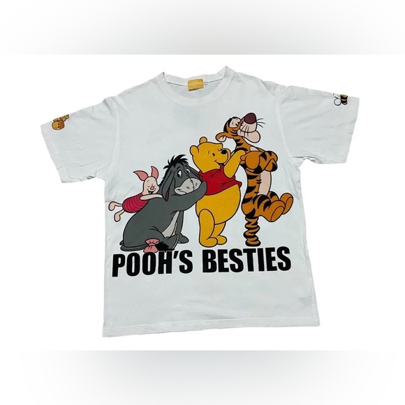 Tokyo Disney Resort T-Shirts Pooh's Besties Friends Size Small Color White - Picture 1 of 5